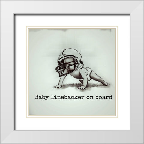 L White Modern Wood Framed Art Print with Double Matting by Murray Henderson Fine Art