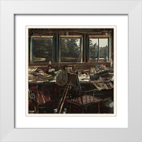 IMG_6546 White Modern Wood Framed Art Print with Double Matting by Murray Henderson Fine Art