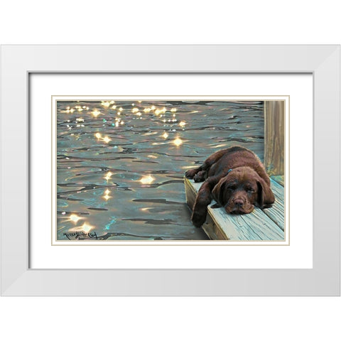 Untitled_Artwork (10) White Modern Wood Framed Art Print with Double Matting by Murray Henderson Fine Art
