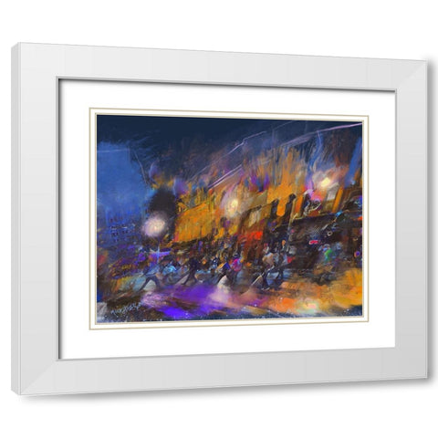 Untitled_Artwork (13) White Modern Wood Framed Art Print with Double Matting by Murray Henderson Fine Art