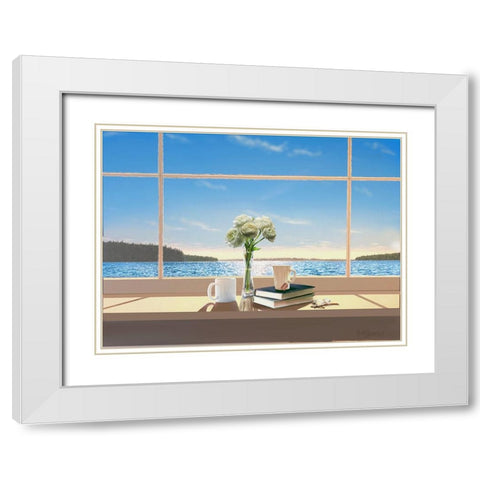 Untitled_Artwork (20) White Modern Wood Framed Art Print with Double Matting by Murray Henderson Fine Art