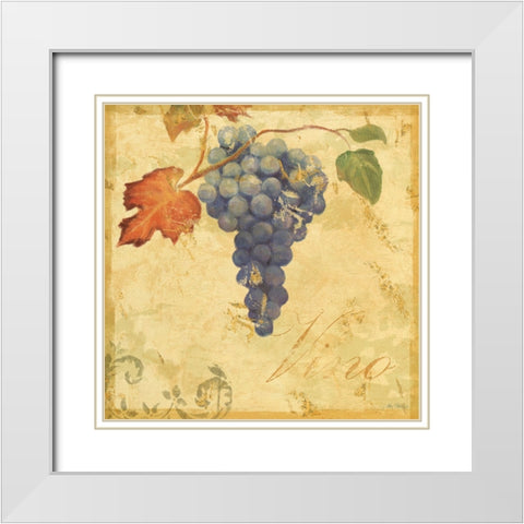Tuscany III White Modern Wood Framed Art Print with Double Matting by Zaccheo, John