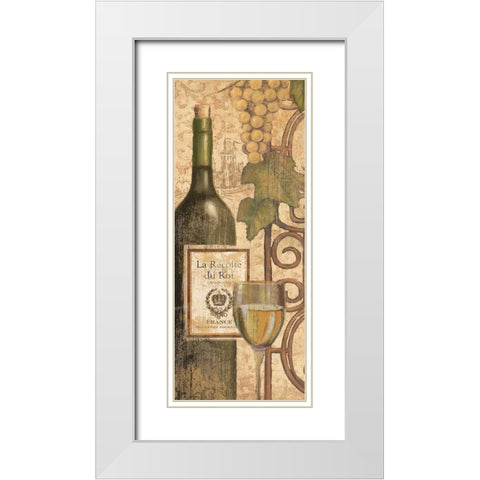 Wine Tasting II White Modern Wood Framed Art Print with Double Matting by Zaccheo, John