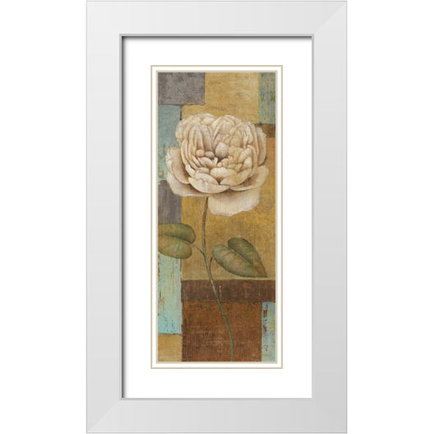 Inspiration I White Modern Wood Framed Art Print with Double Matting by Zaccheo, John