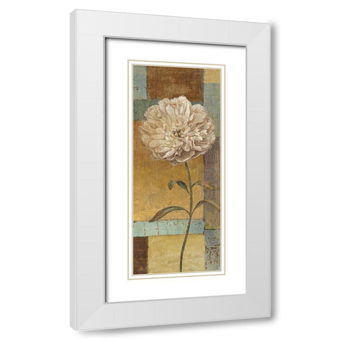 Inspiration II White Modern Wood Framed Art Print with Double Matting by Zaccheo, John
