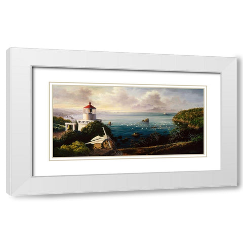 The Cove Guardian White Modern Wood Framed Art Print with Double Matting by Boehme, Nicky