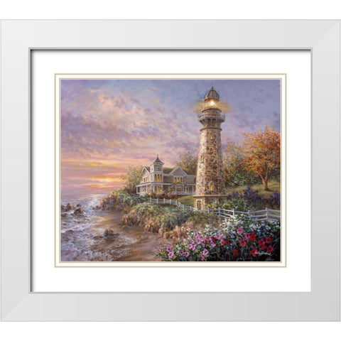 Majestic Guardian White Modern Wood Framed Art Print with Double Matting by Boehme, Nicky