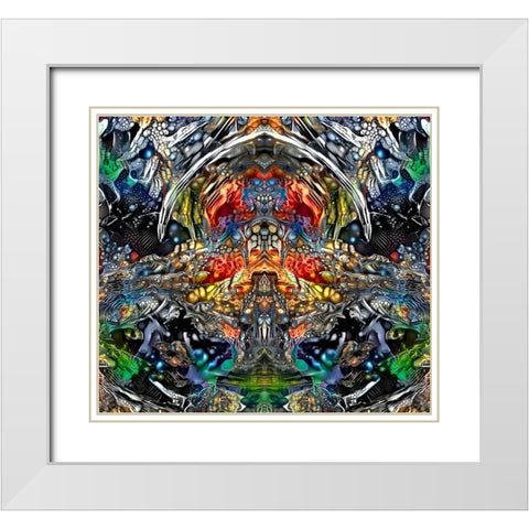 Being White Modern Wood Framed Art Print with Double Matting by Gavidia, Pedro