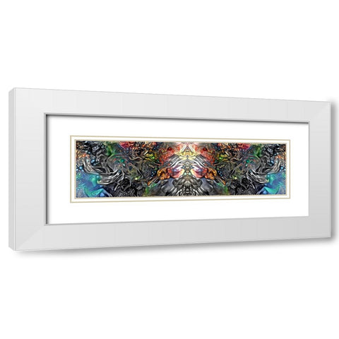 The Creation of Hades White Modern Wood Framed Art Print with Double Matting by Gavidia, Pedro