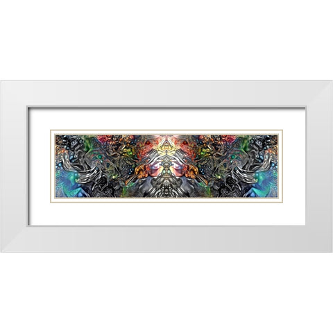 The Creation of Hades White Modern Wood Framed Art Print with Double Matting by Gavidia, Pedro