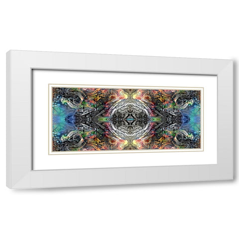 The Origin of the Universe White Modern Wood Framed Art Print with Double Matting by Gavidia, Pedro