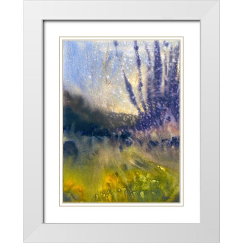 Fog Valley White Modern Wood Framed Art Print with Double Matting by Randy Noble Fine Art