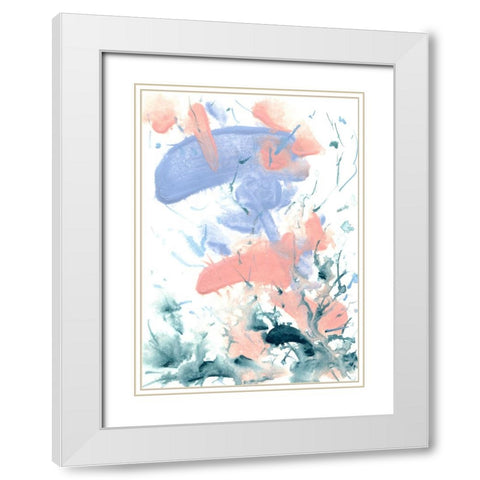 Pastel Palette 9 White Modern Wood Framed Art Print with Double Matting by Randy Noble Fine Art