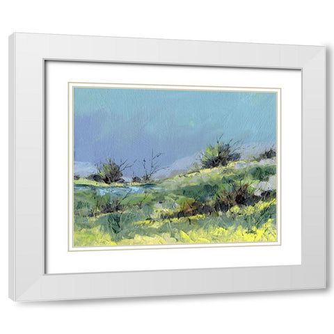 Lee Pond White Modern Wood Framed Art Print with Double Matting by Randy Noble Fine Art