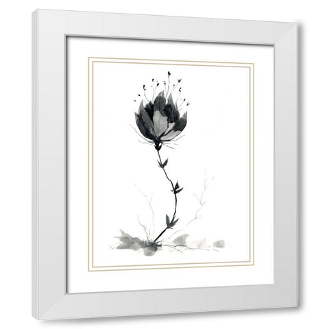 Embodiment White Modern Wood Framed Art Print with Double Matting by Randy Noble Fine Art