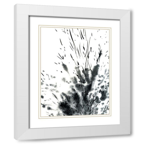 Primitive White Modern Wood Framed Art Print with Double Matting by Randy Noble Fine Art