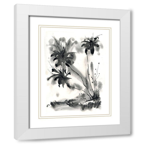 Tropics White Modern Wood Framed Art Print with Double Matting by Randy Noble Fine Art