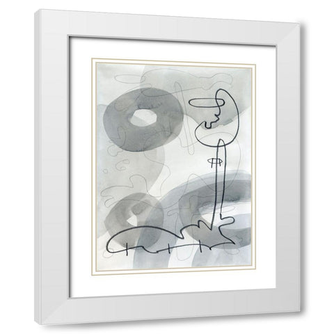 Mark Maker White Modern Wood Framed Art Print with Double Matting by Randy Noble Fine Art