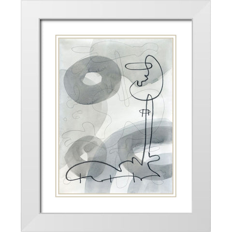 Mark Maker White Modern Wood Framed Art Print with Double Matting by Randy Noble Fine Art