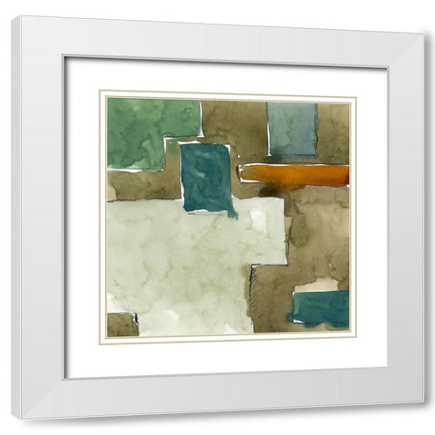 Oration White Modern Wood Framed Art Print with Double Matting by Randy Noble Fine Art