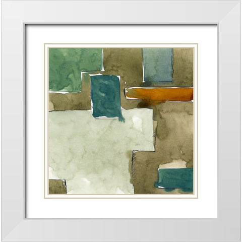 Oration White Modern Wood Framed Art Print with Double Matting by Randy Noble Fine Art