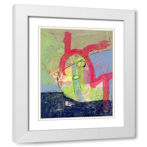 Adjoining White Modern Wood Framed Art Print with Double Matting by Randy Noble Fine Art