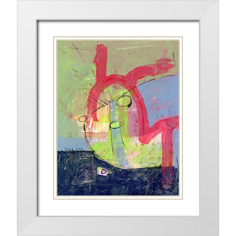 Adjoining White Modern Wood Framed Art Print with Double Matting by Randy Noble Fine Art