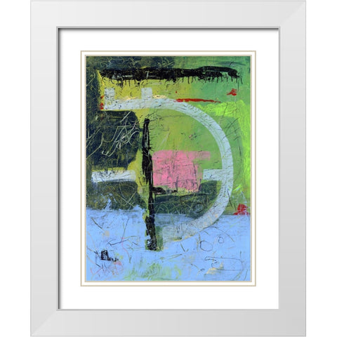 Color Gate White Modern Wood Framed Art Print with Double Matting by Randy Noble Fine Art