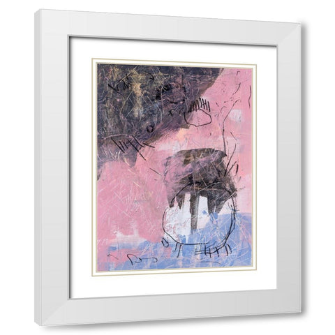 Contrasted Worlds White Modern Wood Framed Art Print with Double Matting by Randy Noble Fine Art