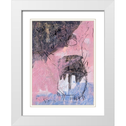 Contrasted Worlds White Modern Wood Framed Art Print with Double Matting by Randy Noble Fine Art