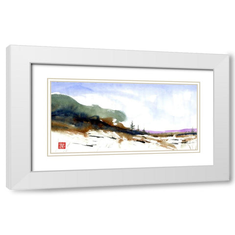 Sequential Snow White Modern Wood Framed Art Print with Double Matting by Randy Noble Fine Art