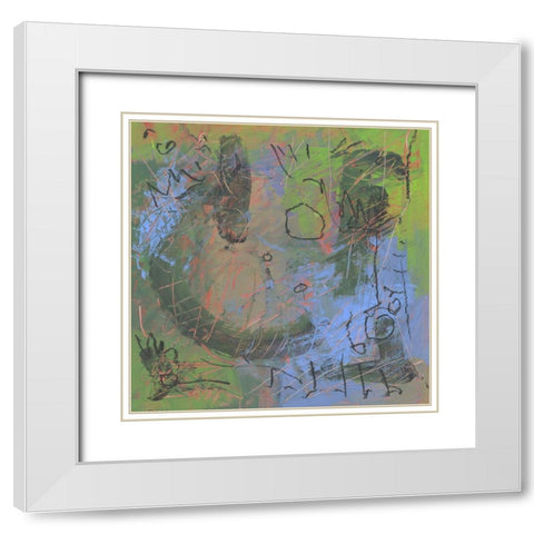 Agent Of Power White Modern Wood Framed Art Print with Double Matting by Randy Noble Fine Art