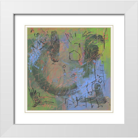 Agent Of Power White Modern Wood Framed Art Print with Double Matting by Randy Noble Fine Art