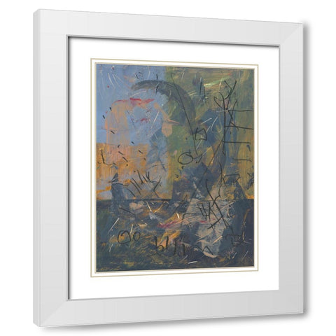 Possibilities White Modern Wood Framed Art Print with Double Matting by Randy Noble Fine Art