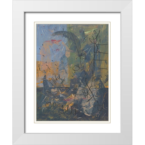 Possibilities White Modern Wood Framed Art Print with Double Matting by Randy Noble Fine Art