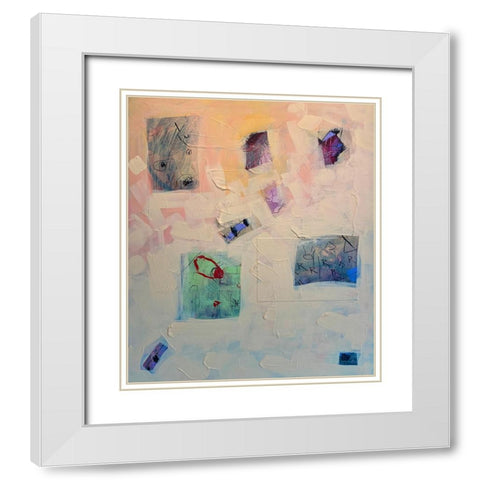 Bold Entry White Modern Wood Framed Art Print with Double Matting by Randy Noble Fine Art