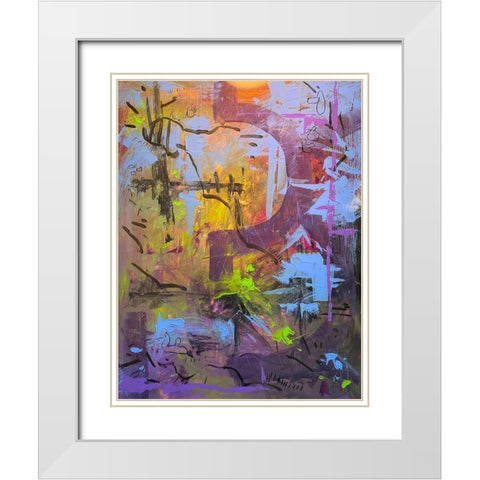 Cargo White Modern Wood Framed Art Print with Double Matting by Randy Noble Fine Art