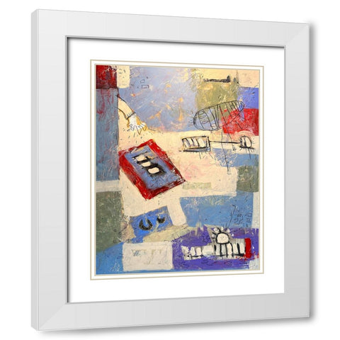 Viewers Way White Modern Wood Framed Art Print with Double Matting by Randy Noble Fine Art