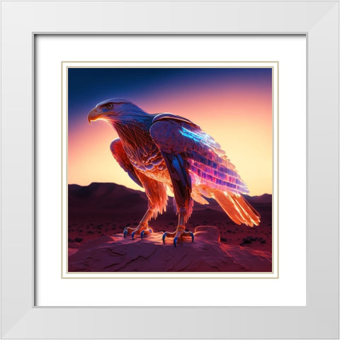 Desert Of Dreams 7 White Modern Wood Framed Art Print with Double Matting by Heere, Ray