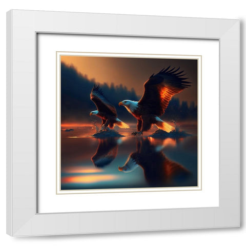 Desert Of Dreams 10 White Modern Wood Framed Art Print with Double Matting by Heere, Ray