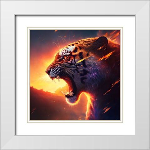 Desert Of Dreams 14 White Modern Wood Framed Art Print with Double Matting by Heere, Ray
