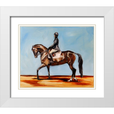 On Deck White Modern Wood Framed Art Print with Double Matting by Gould, Renee