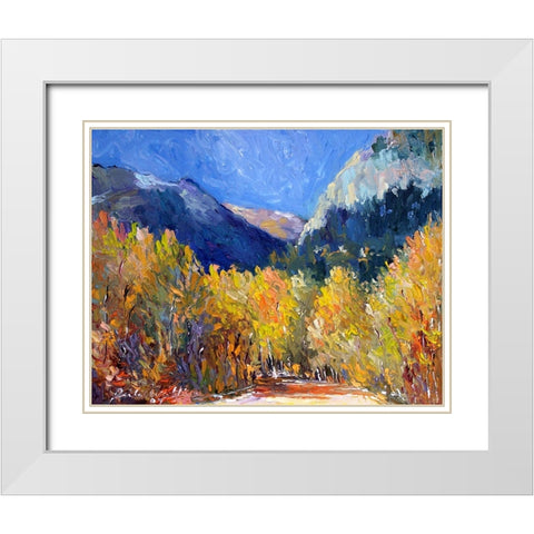 Cotton White Modern Wood Framed Art Print with Double Matting by Wallich, Richard