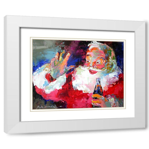 Claus White Modern Wood Framed Art Print with Double Matting by Wallich, Richard