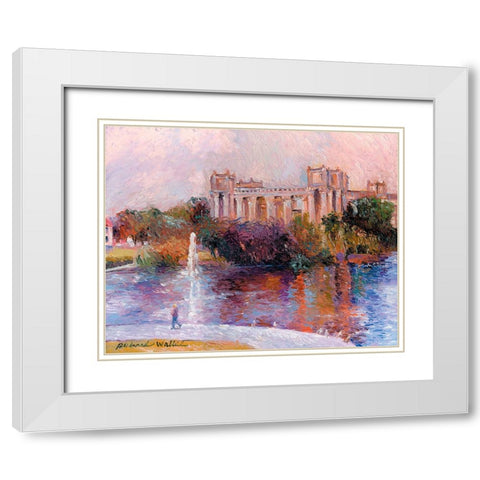 San Francisco White Modern Wood Framed Art Print with Double Matting by Wallich, Richard