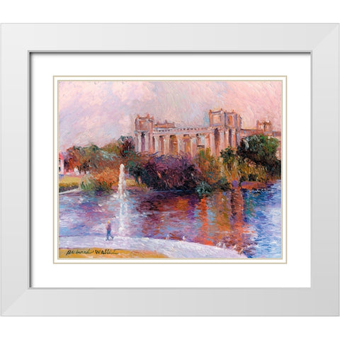 San Francisco White Modern Wood Framed Art Print with Double Matting by Wallich, Richard