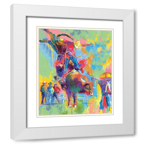 Frontier Days 2 White Modern Wood Framed Art Print with Double Matting by Wallich, Richard