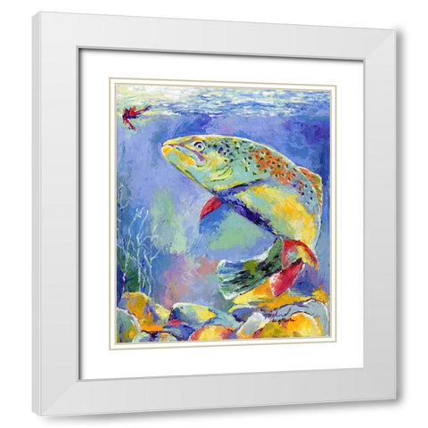 Big Ed White Modern Wood Framed Art Print with Double Matting by Wallich, Richard