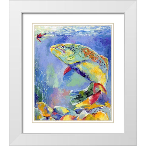 Big Ed White Modern Wood Framed Art Print with Double Matting by Wallich, Richard