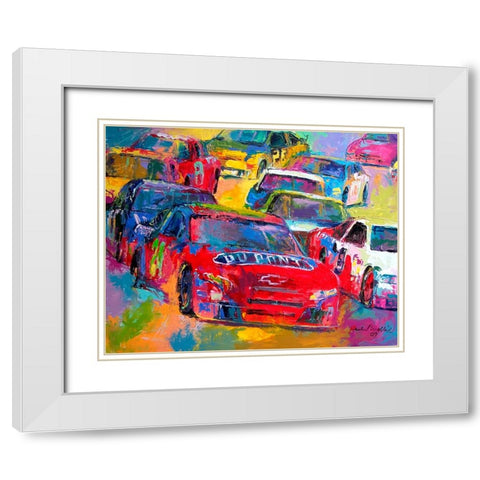 Jeff Gordon White Modern Wood Framed Art Print with Double Matting by Wallich, Richard